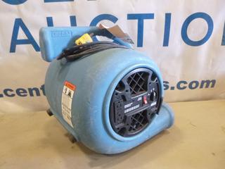 Dri-Eaz Turbo Dryer Air Mover, Model F531, 115 V, 60 Hz, 4 A, SN 79603 (T1-1)