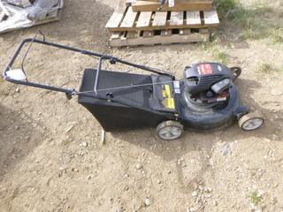 Yard Machine Push Lawn Mower, Briggs & Stratton 500 Series 158 cc Engine, With Rear Bag, *Note: Runs*