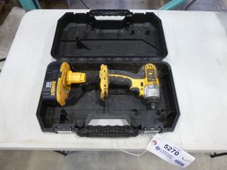 (1) Dewalt DC825 1/4 In. Cordless 18V Impact Driver c/w Case *Note: No Charger* (E-2)