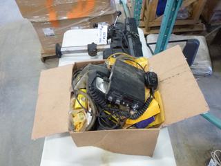 (1) Jobmate Drill Press w/ Qty of CAT Parts, John Deere Gaskets, O-Rings, Lights, CB Radio and More (F2)