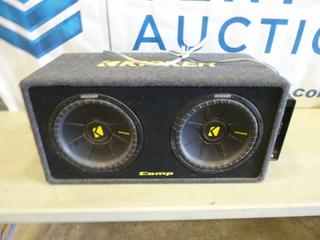 Kicker Speakers, Model Comp S, C/w Amp AC 1500 Planet Audio, 1500 Watts (E-2)