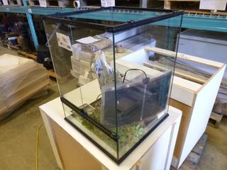 Exo Terra Terrarium c/w Accessories and Heating Pad, 18 In. x 18 In. x 24 In. (M-1-2)