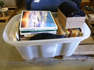 Approx. 380 Assorted Vinyl Records (J1-3)