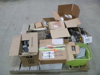 Pallet Containing Assorted Electrical Parts Including Breakers, Relays, Junction (M-1-3)