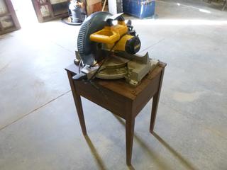 Dewalt 10 In. Mitre Saw w/ Wood Stand, 17 1/2 In. x 22 In. x 45 In. (C2)