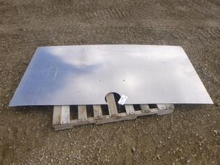 Aluminum Sheet, 88 In. x 43 1/2 In. x 0.188 In. or 4.78mm Thick (NF-8)