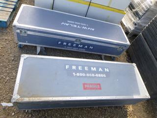 Freeman Storage Cases, Sizes 71 In. x 21 In. and 62 In. x 20 In. (Row 2-1)