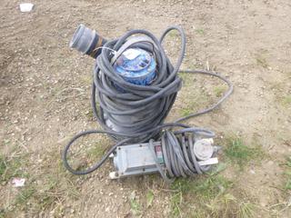 (1) Fly6T 4 In 1 Submersible Pump, 480V, C/w Electric Cable and Off and On Switch *Note: Running Condition Unknown* (Row 1-2)