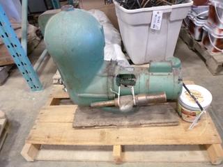 Unused Older Style Convertible Jet Pump w/ Foot Valve and Instrument Window

