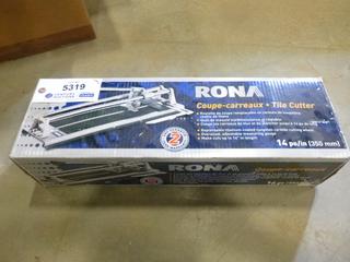 Rona 14 In. Tile Cutter (E-2)