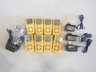 (8) BW Microclip XT Multi Gas Monitor c/w (4) Chargers (K2-1)
