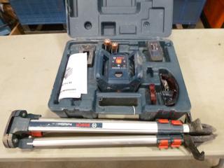 Bosch Automatic 360 Laser Level, Model GRL 240HV, C/w Tripod (N-4-3)