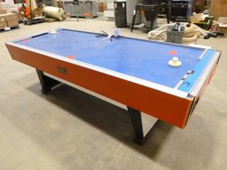 Jet-Hockey Coin Operated Air Hockey Table, 96 In. x 42 IN. x 30 In., C/w (3) Pucks, (2) Paddles