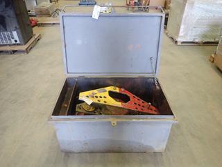 Enerpac One Slot Hydraulic Pipe Bender, Includes Heavy Duty Customer Job Box, 42 In. (L) x 26 In. (W) x 22 In. (H) (Row 2-1)