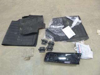 Set of Used F150 Floor Mats, C/w Mudflaps, Bumper Cover (Z)