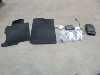 (2) Sets of Unused F150 Floor Mats, C/w Mobile Power DC 12V to AC 115V, Pioneer 200W Max Power Mosfet Power Supply, Qty of F150 Electrical Trailer Tow Cords Etc. (Z)