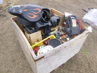 Box of Assorted Harley Motorcycle Parts (NF-11)