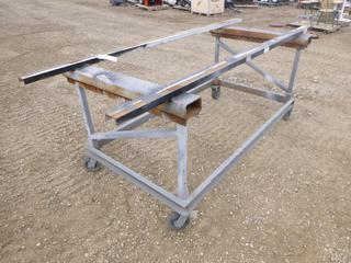 Work Bench Frame With Castors, 99 In. x 43 In. x 38 In.