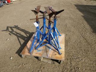 (4) Pipe Stands, Model SS-30, Max. Load 10,000 lbs.