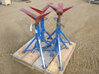 (4) Pipe Stands, Model SS-30, Max. Load 10,000 lbs.