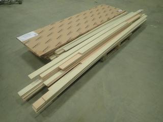 Qty of Melamine Boards & Maple, Lengths Up to 10 Ft.