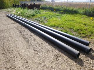 (3) Approx. 35 Ft. PVC Pipe, 6 3/4 In. Inside Diameter, 8 1/2 In. Outside Diameter (WF)