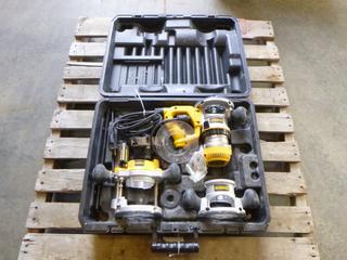 DeWalt D Handle Router Base, Mosel DW6183, w/ Plunge Router Base, Model DW6182, Fixed Router Base, Model DW6184 (N-2-3)