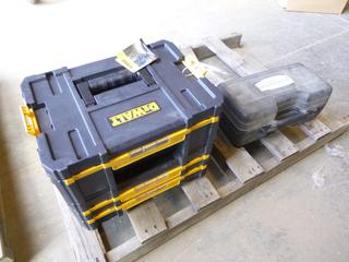 (3) Tool Boxes w/ Superior Bisquit Joiner, Contents