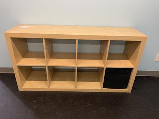Approx. 31in X 58 3/4in 8-Compartment Storage Unit