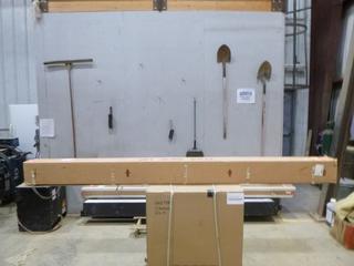 Unused Da-Lite Projection Screen,  Model 746776, 175 cm x 234 cm / 69 In. x 92 In.(East Wall)