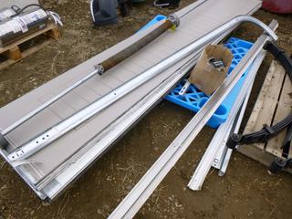 Steel Craft Overhead Door, Comes As  (4) Panels of 9 Ft. x 92 @1 In.,  w/ Rails, Spring and Misc Parts