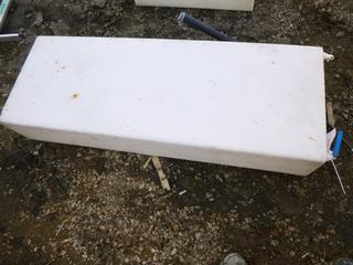 (1) Plastic  Liquid Storage Tank, 54 In. x  19  1/2 In. x 9 In.