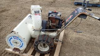 32 In Dual Stage Snow Blower, Tecumseh Engine, (Working Condition Unknown)