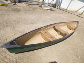 16 Ft. Canoe, Seats 3, 2 Built In Coolers in Seating Area, Rod Holders and Beverage Holders, SN ZEP440670404 (Row 5)