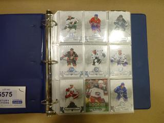 Upper Deck Hockey Cards in Binder