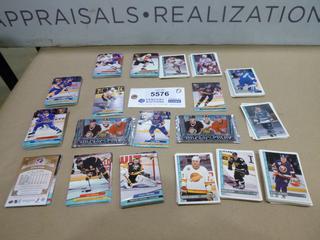Qty of  Assorted Upper Deck Hockey Cards, C/w 2 Unopened Upper Deck Packs 2007-2008 - 3 Cards per Pack