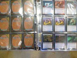 Magic the Gathering Cards, 9 Card per page - 12 Pages (Upstairs)