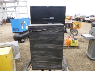 (1) Filing Cabinet, 5 Ft. 6 In. x 3 Ft. x 1 Ft 6 In., (1) Filing Cabinet, 3 Ft. 10 In. x 2 Ft. 8 In. x 1 Ft. 1 In. (Row 5)