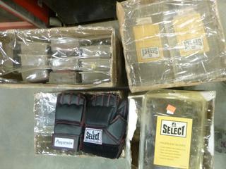 (4) Boxes of Assorted Boxing Equipment: Select Striking Bag Mitts, Select and Progression Fingerless Gloves, Select Training Curved Gloves (O-2-1)