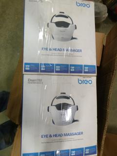 (2) Breo iDream 1168 Head and Eye Massager (F2)