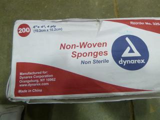 Qty of First Aid Items: Bandages, Non-Woven Sponges, Gauze Pads, Swab Sticks, Eye Dressings, Etc. (K-1-1)