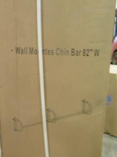 (1) Wall Mount Chin Bar, 82 In. Wide (Y-4-3)