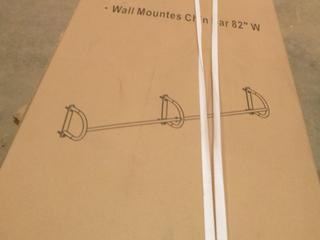 (1) Wall Mount Chin Bar, 82 In. Wide (Y-4-3)