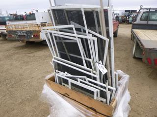 Crate of Window Screens (NORTH FENCE)