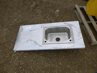 Stainless Steel Sink, 15 1/2 In. x 23 3/4 In. (Row 3)