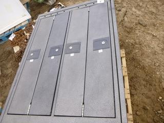 8 Compartment Locker, 30 1/2 In. x 81 In. 21 In.
