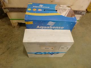 (1) Aquasense Transfer Bench, (1) Raised  Toilet  4 In. (F1)