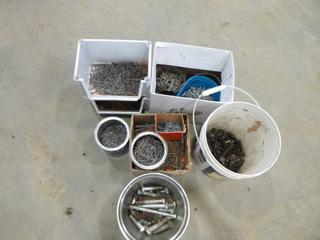 Assortment of Nails and Bolts, Sized 1 In. to 6 In. (L-4-3)