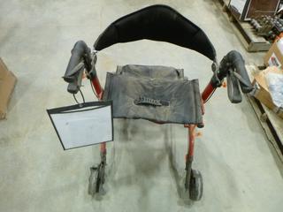 Vista V20 2 In 1 Side Folding Rollator Transport, C/w Storage Case (S-3-2)