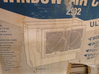 Window Air Cooler, 2 Speed Motor, 115 V